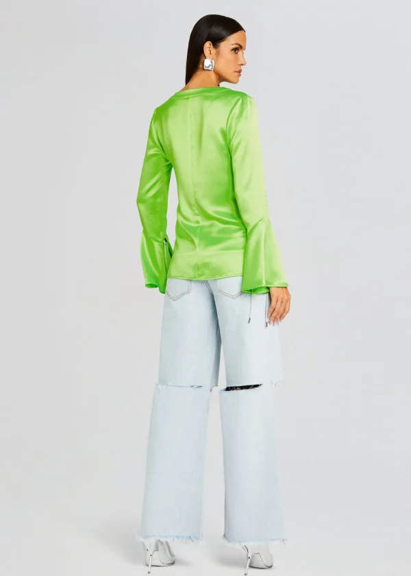 RETROFÊTE*Retrofete Svea Blouse Fresh Lime