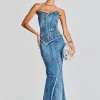 Dresses*Retrofete Tamara Denim Dress Sea