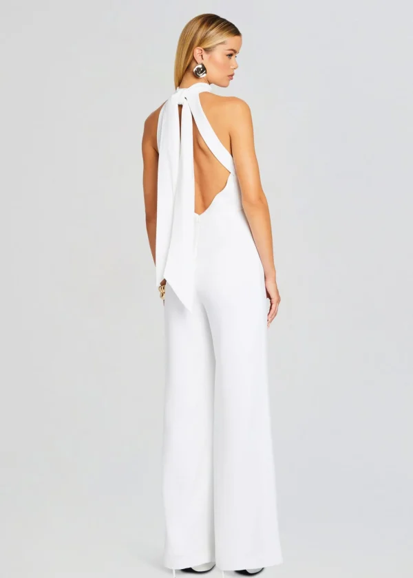 Resort '24*Retrofete Taylor Tie Back Jumpsuit White