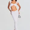 Bachelorette Party*Retrofete Tempo Bandage Knit Dress White