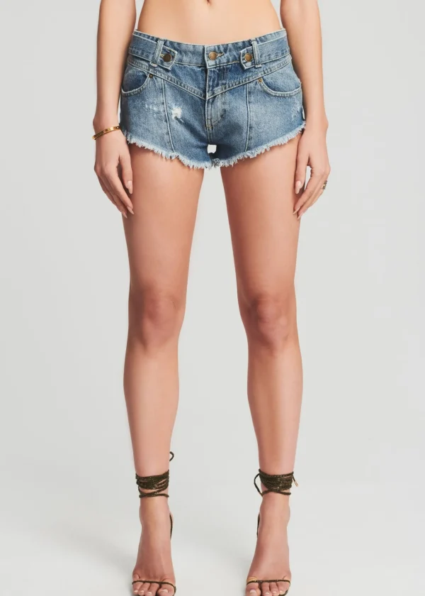Bottoms*Retrofete Tessa Low Rise Short Coast