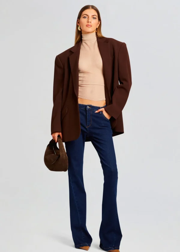 Resort '24*Retrofete The Adel Oversized Dad Blazer Brown