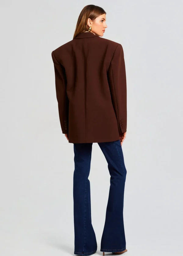 Resort '24*Retrofete The Adel Oversized Dad Blazer Brown