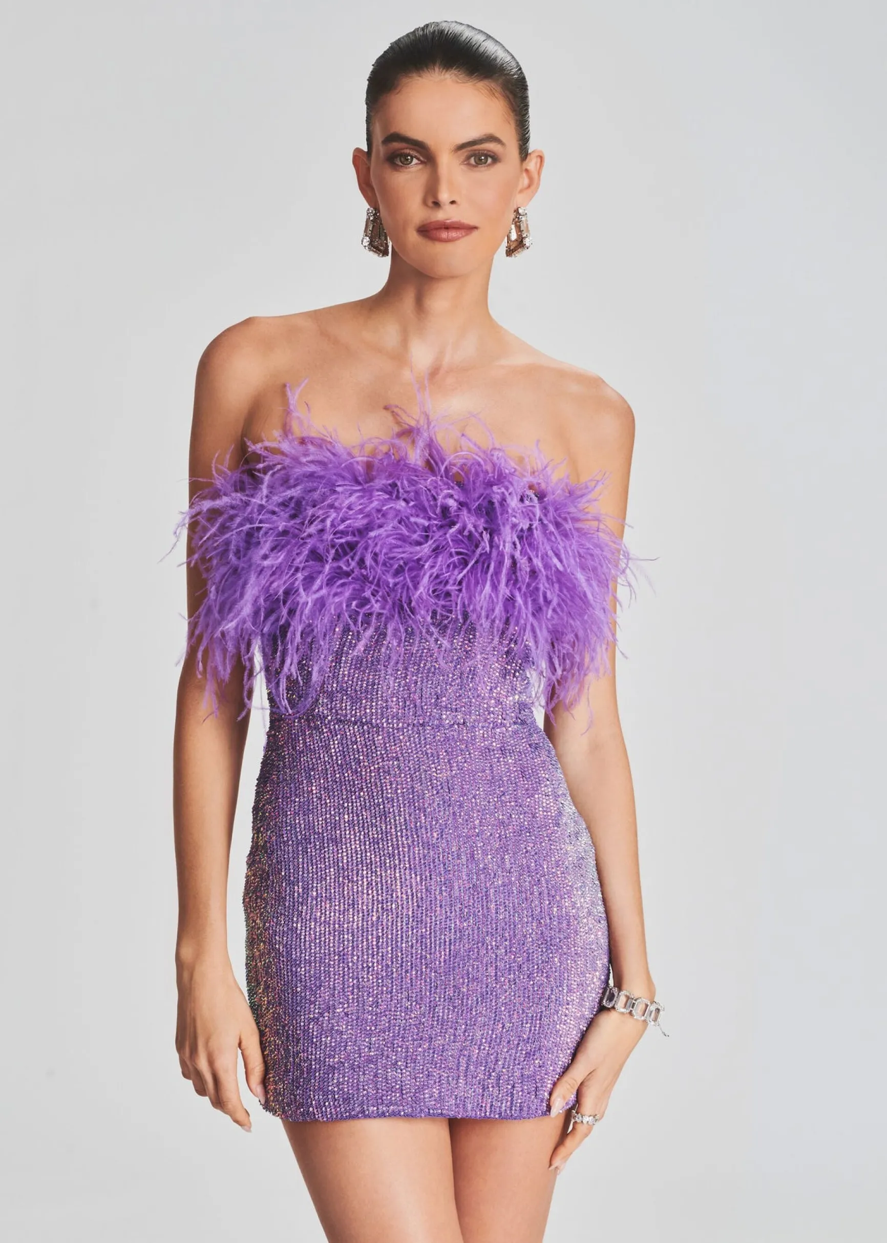 torin_sequin_feather_dres_1-8.webp Guest Of*Retrofete Torin Sequin Feather Dress Metallic Lavender