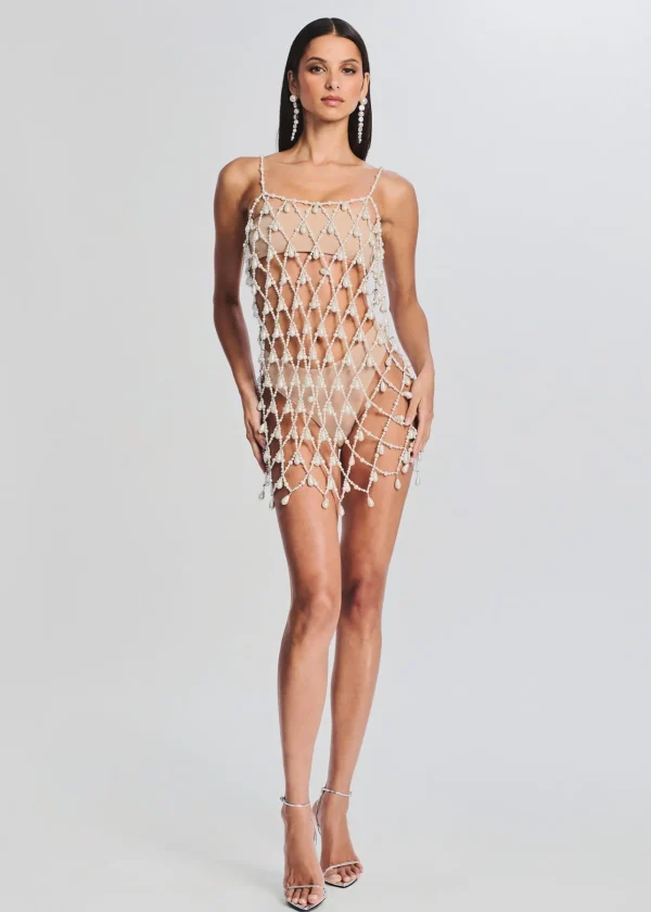RETROFÊTE*Retrofete Tulum Pearl Dress White