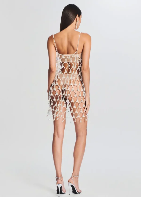 RETROFÊTE*Retrofete Tulum Pearl Dress White