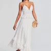 Rehearsal Dinner*Retrofete Tyra Long Dress White