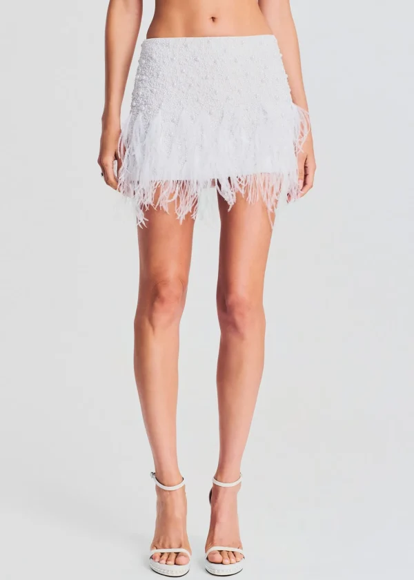 Bridal Shower*Retrofete Valli Skirt White Pearl