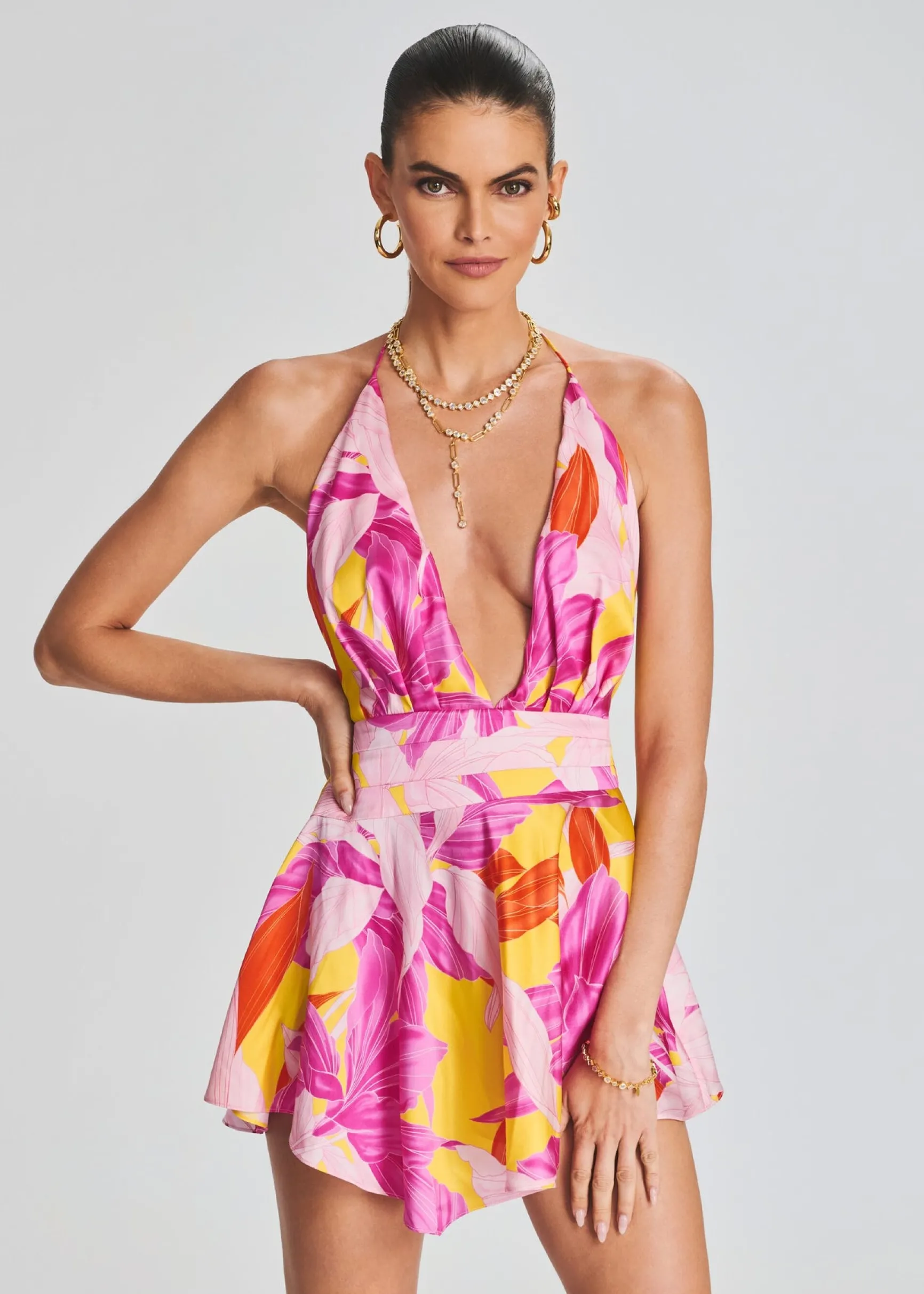 valo_silk_dress_1-2.webp RETROFÊTE*Retrofete Valo Silk Dress Botanical Floral