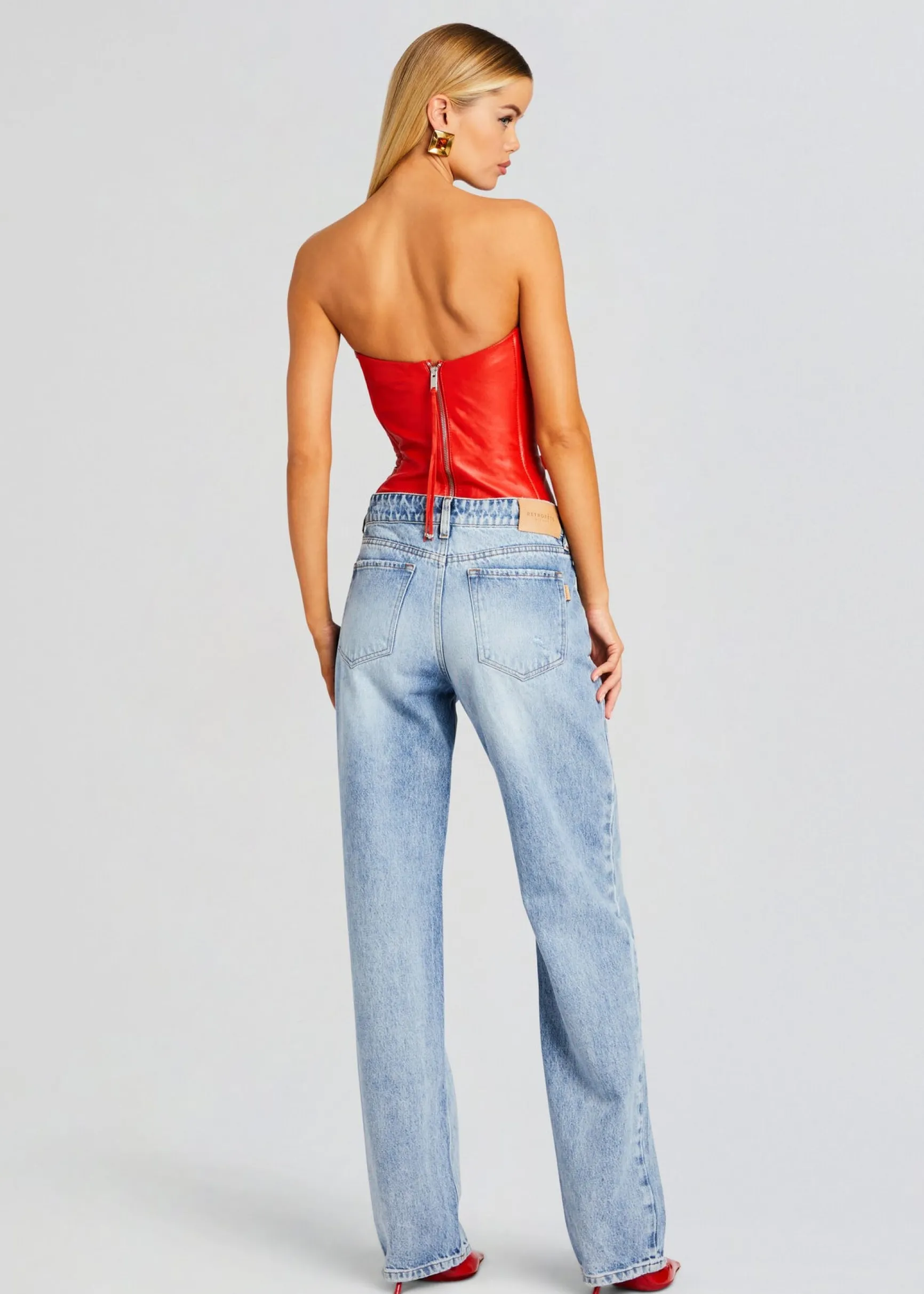 veda_leather_top_3.webp Exclusively Ours*Retrofete Veda Leather Top Fiery Red