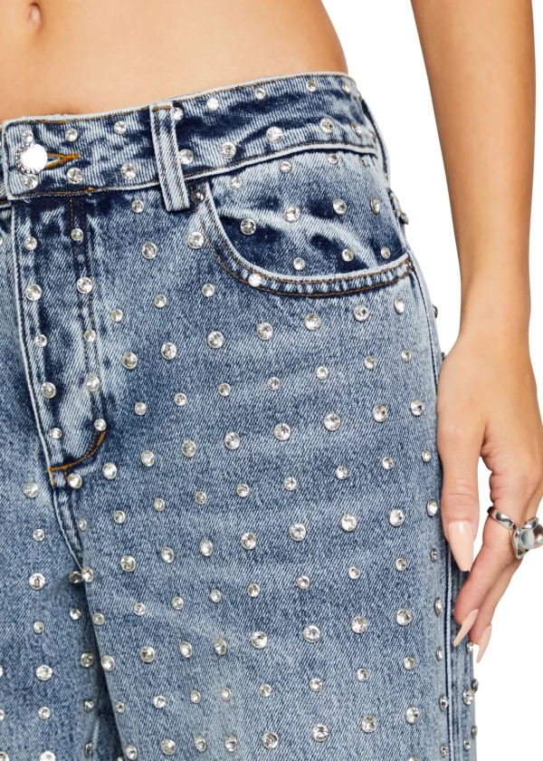 Subtle Shimmer*Retrofete Vero Embellished Denim Pant Tangier