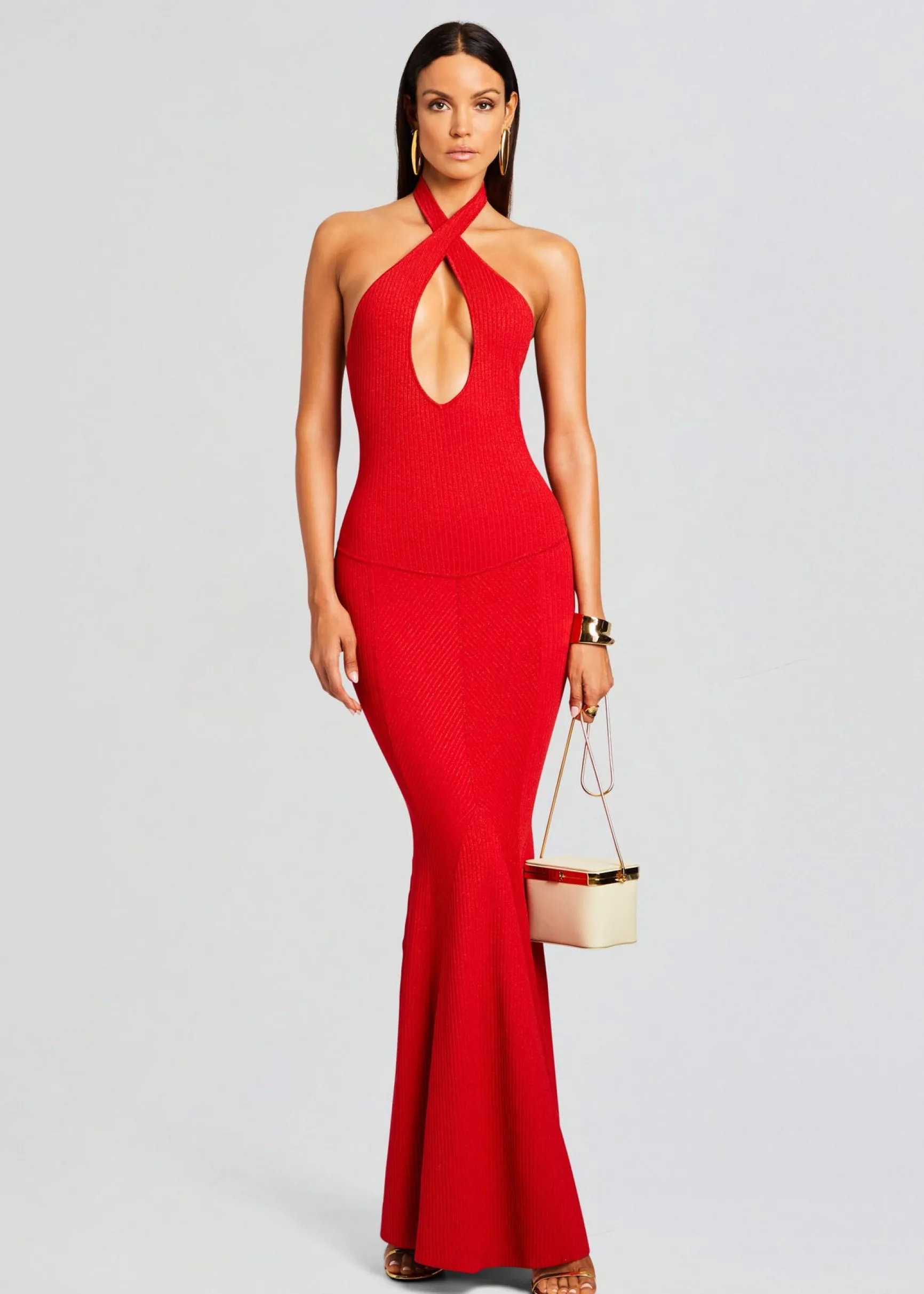 verona_bandage_knit_dress_0.webp Guest Of*Retrofete Verona Bandage Knit Dress Red