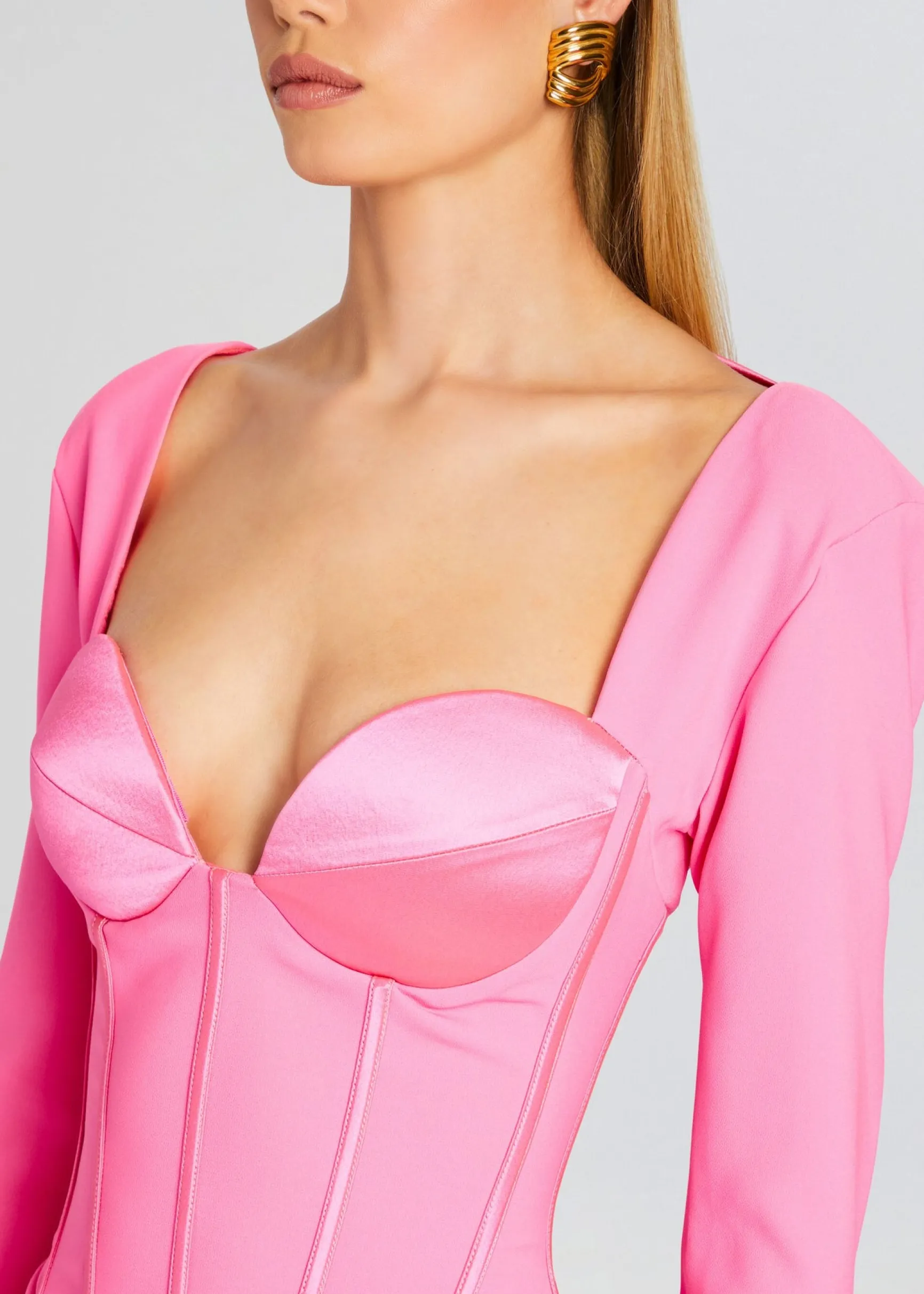 veronica_dress_1-5.webp RETROFÊTE*Retrofete Veronica Dress Hyper Pink