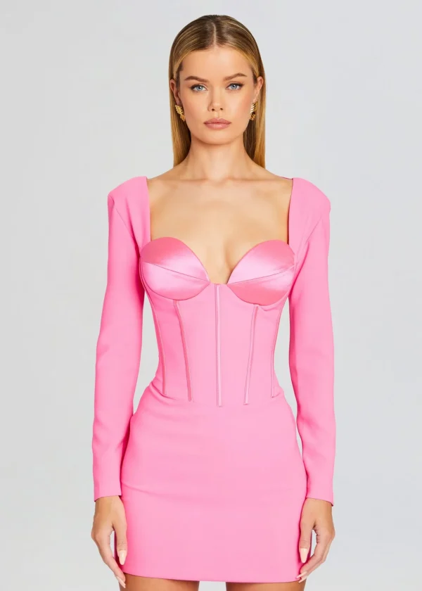 RETROFÊTE*Retrofete Veronica Dress Hyper Pink