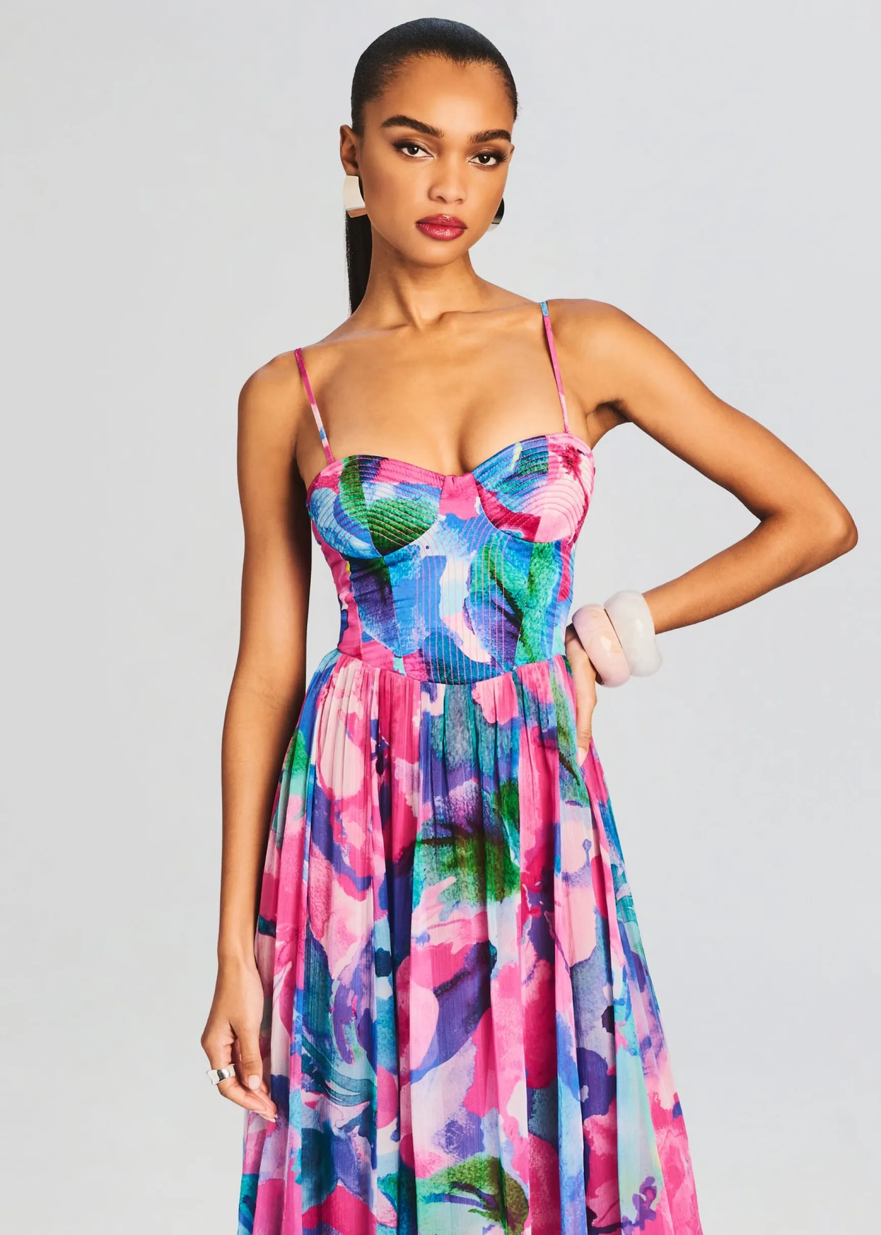 vesa_corset_long_dress_1-3.webp Dresses*Retrofete Vesa Corset Long Dress Multicolor
