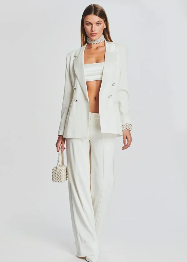 Business Chic*Retrofete Vince Pant White