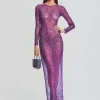 Gowns*Retrofete Vinci Sequin Dress Amethyst