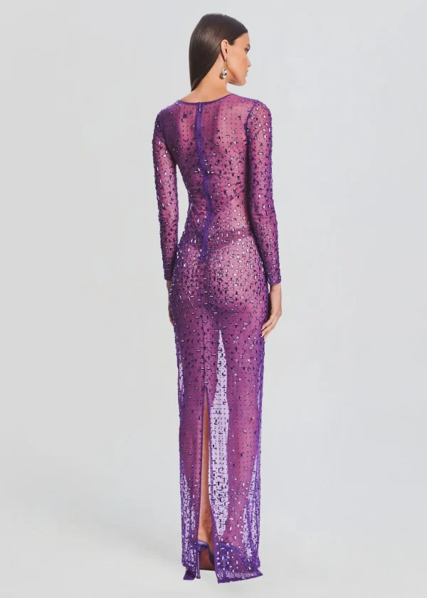 RETROFÊTE*Retrofete Vinci Sequin Dress Amethyst