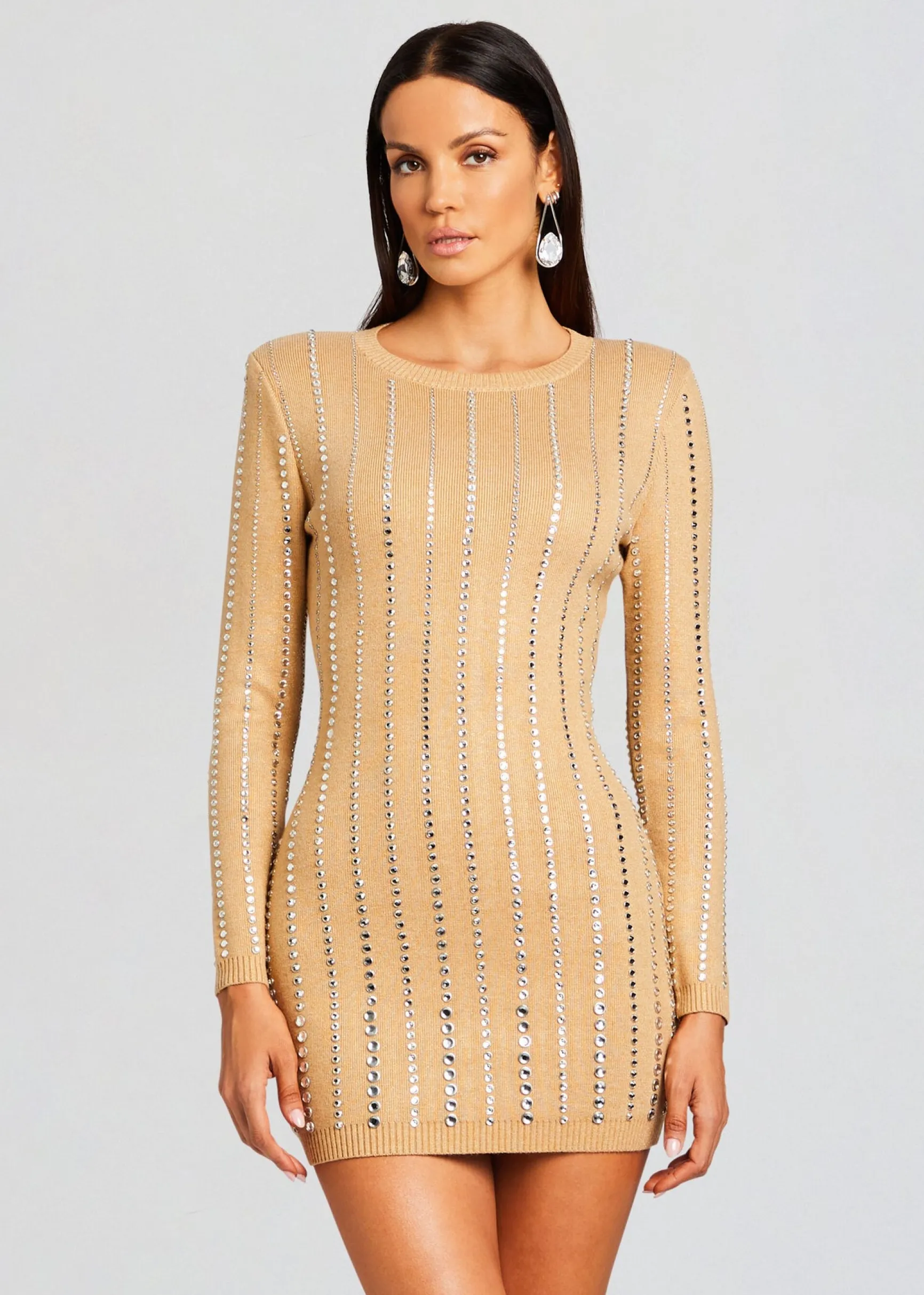 virginia_embellished_knit_1-5.webp RETROFÊTE*Retrofete Virginia Embellished Knit Dress Tannin