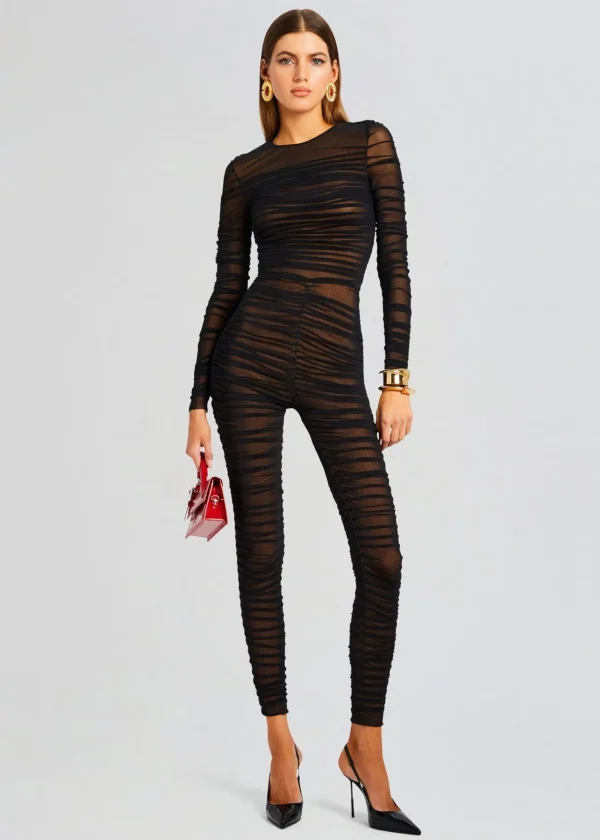 Resort '24*Retrofete Virgo Catsuit Black