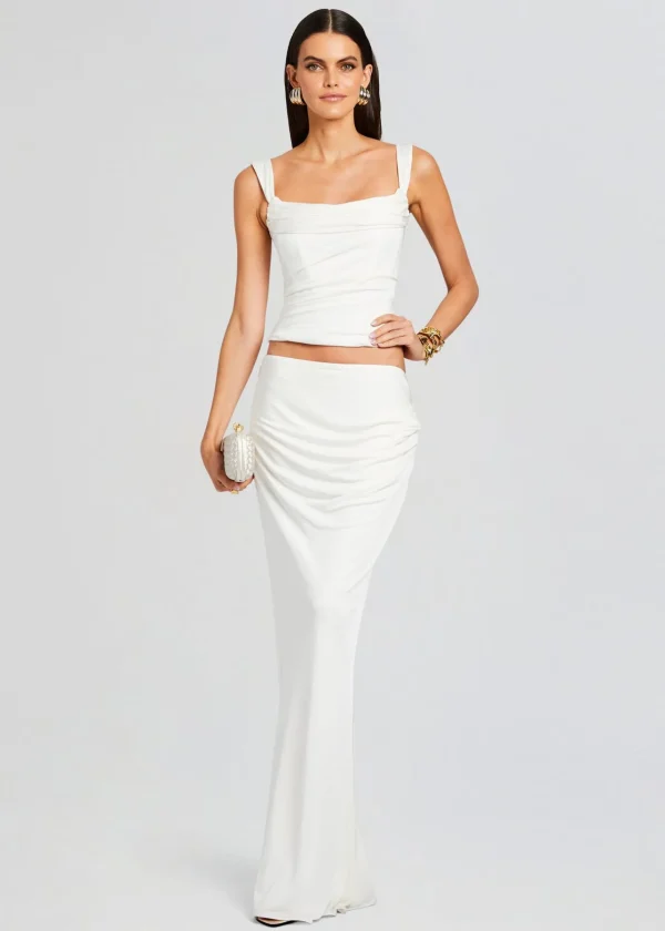 The Destination Bride*Retrofete Vivienne Skirt White