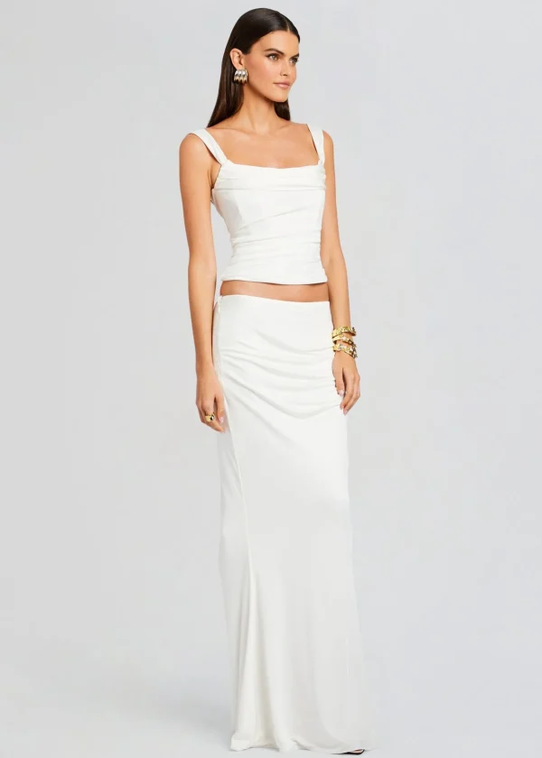 Guest Of*Retrofete Vivienne Skirt White