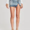 Final Sale*Retrofete Willa Low Rise Skirt Light Rip Tide