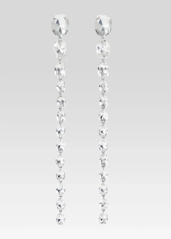 Subtle Shimmer*Retrofete Willow Earring Crystal