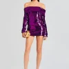 RETROFÊTE*Retrofete Wyn Sequin Dress Amethyst
