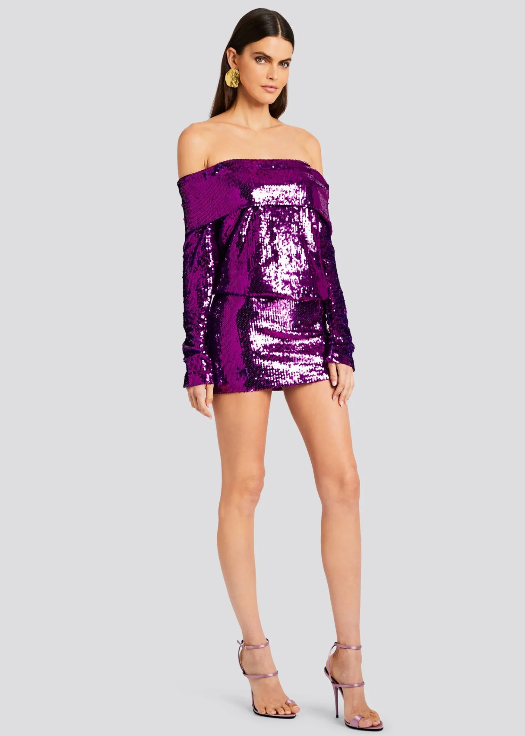 wyn_sequin_dress_2.webp RETROFÊTE*Retrofete Wyn Sequin Dress Amethyst