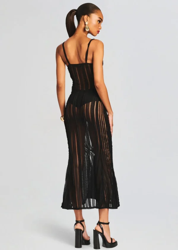 Trending*Retrofete Yayay Long Dress Black Sham