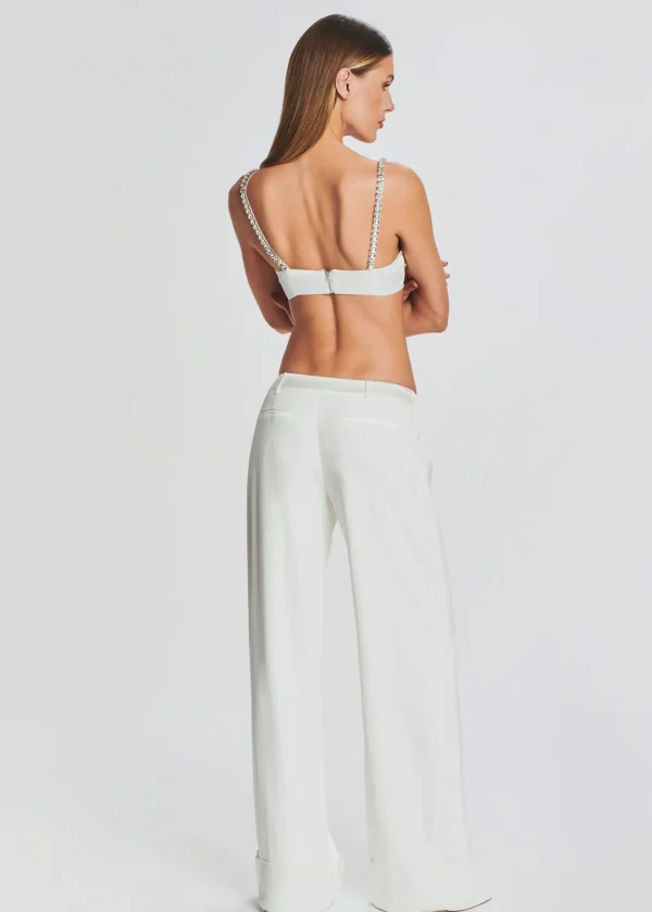 Sequin Styles*Retrofete Zeke Bra White/Crystal