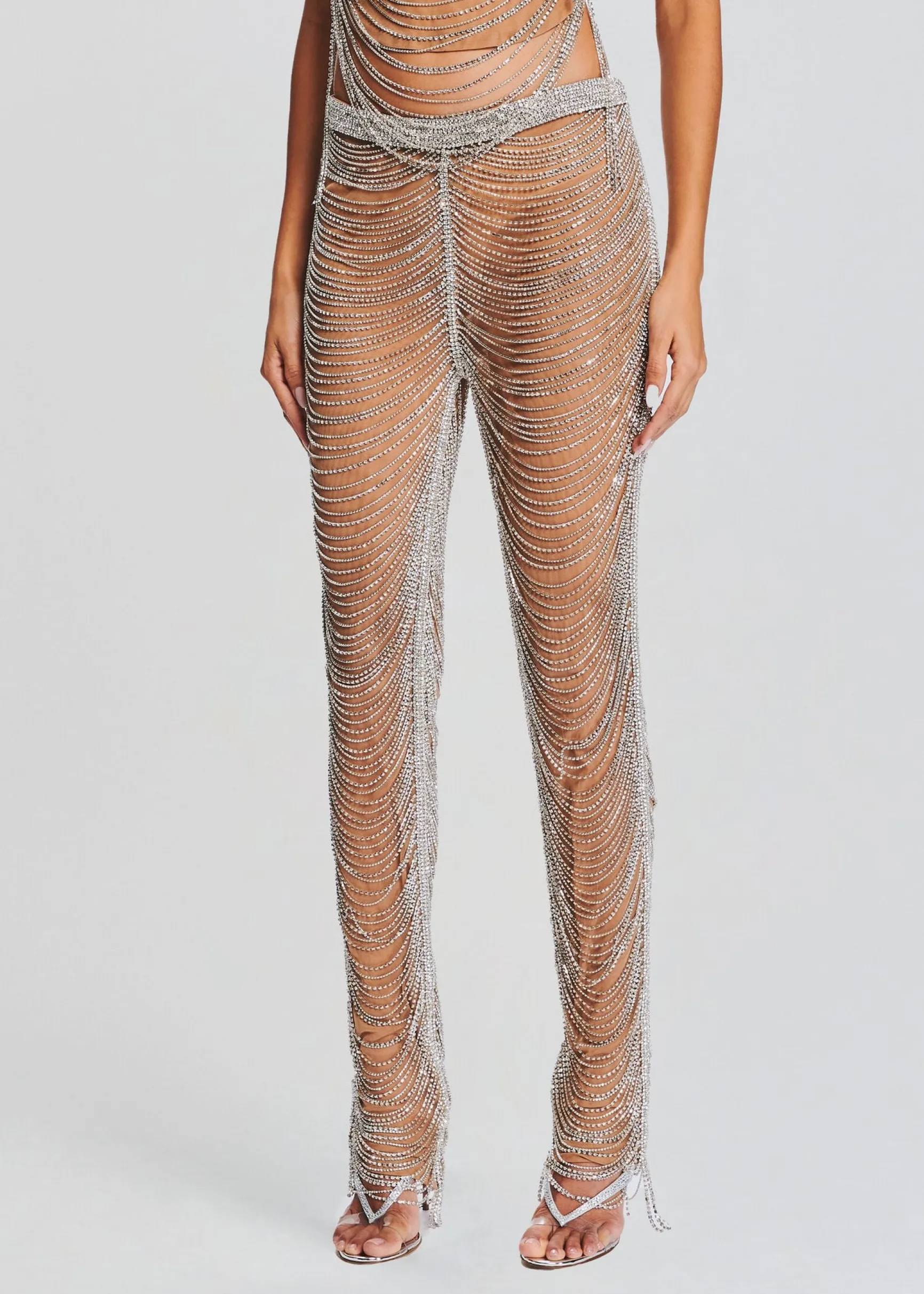 zoe_embellished_pant_0-1.webp Sheer Bliss*Retrofete Zoe Embellished Pant Tannin/Silver