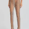 Bottoms*Retrofete Zoe Embellished Pant Tannin/Silver