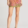 Honeymoon Looks*Retrofete Zulu Sequin Palm Skirt Tropical Palm